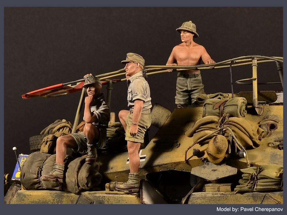 Dioramas and Vignettes: Sd.Kfz. 263 with crew, photo #4