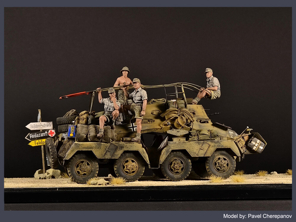 Dioramas and Vignettes: Sd.Kfz. 263 with crew, photo #7