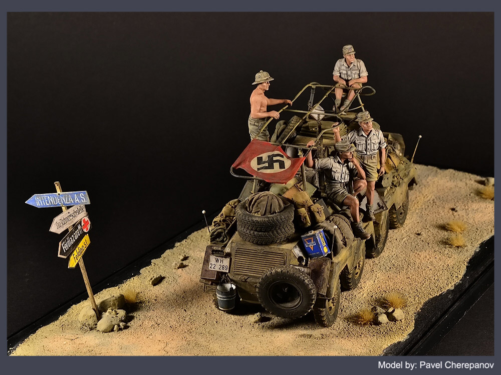 Dioramas and Vignettes: Sd.Kfz. 263 with crew, photo #8