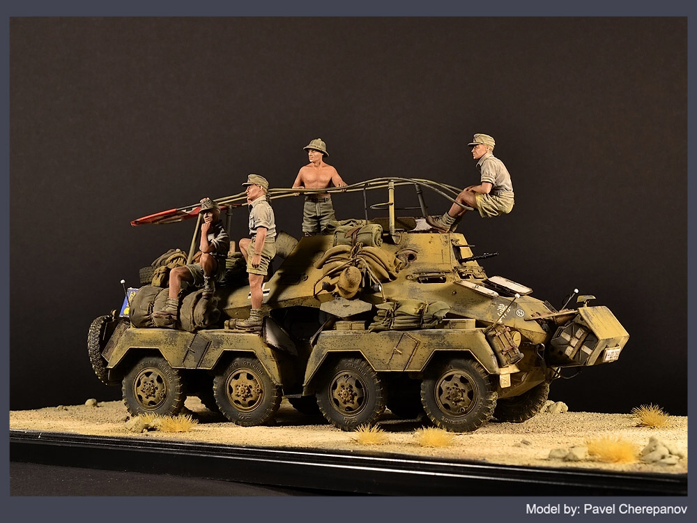 Dioramas and Vignettes: Sd.Kfz. 263 with crew, photo #9