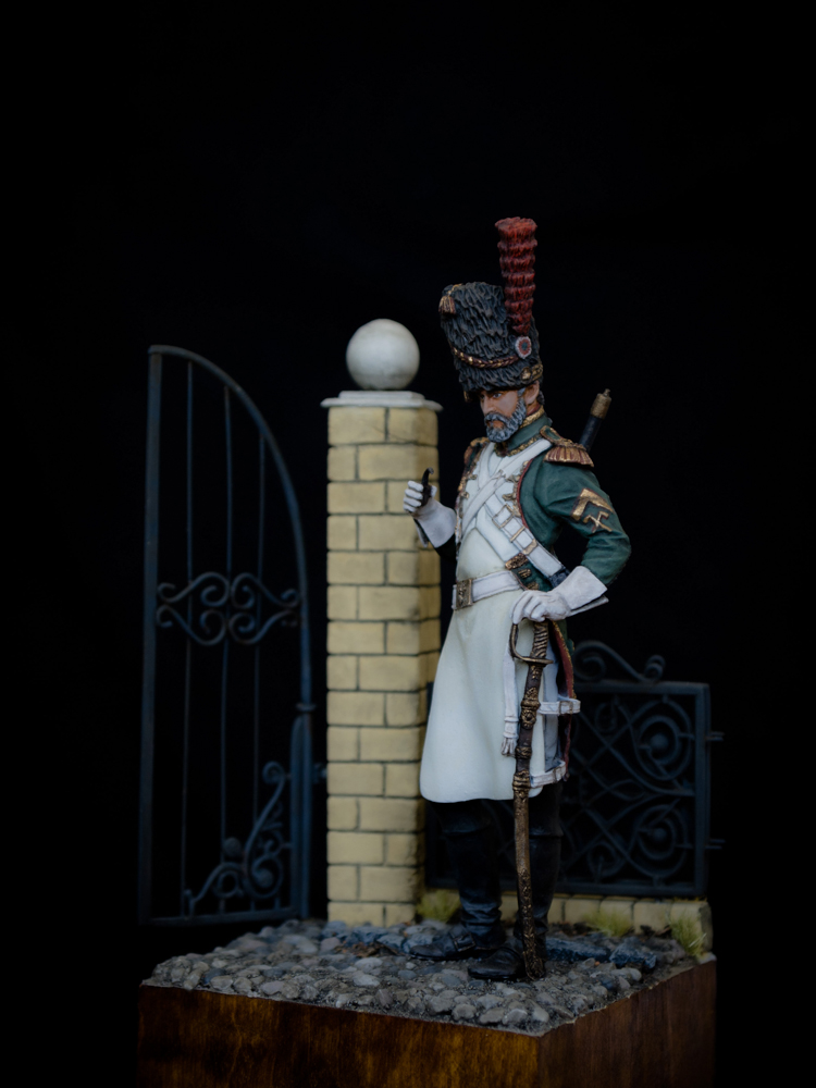 Figures: Guard dragoons pioneer, France, 1812, photo #2