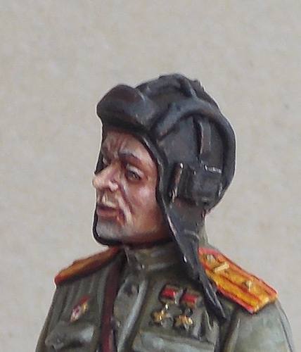 Figures: Guards major, tank batallion commander, 1945, photo #12