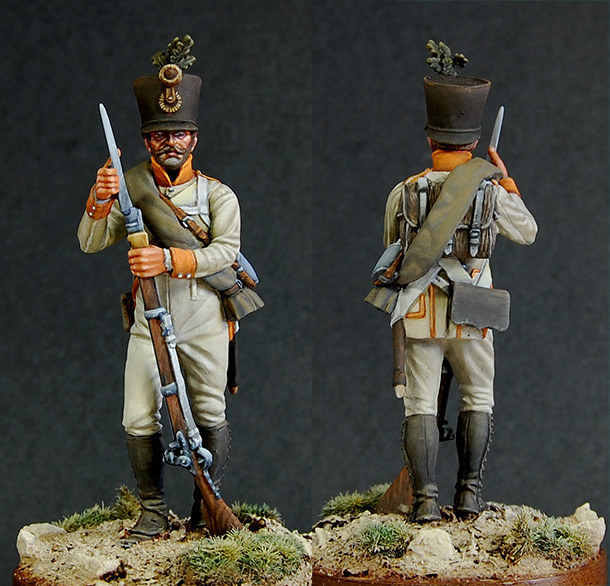 Figures: Private, 59th regt. (Jordis), Austria