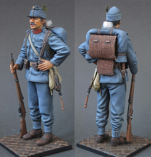 Figures: Austrian-Hungarian infantryman, 1914