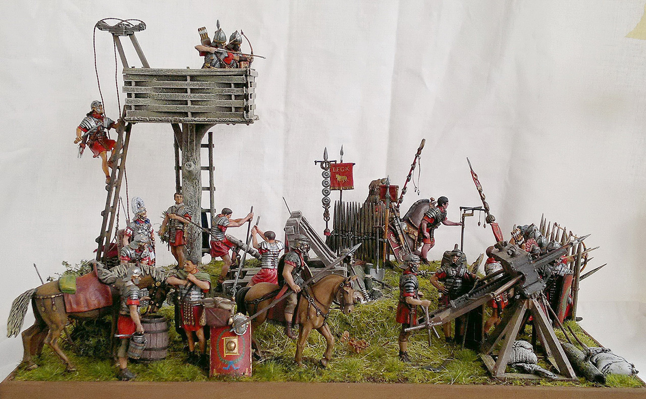 Dioramas and Vignettes: Roman battle position, photo #1