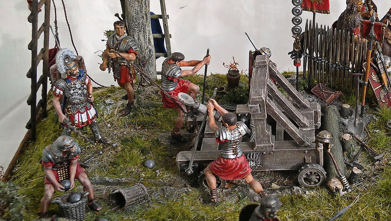 Dioramas and Vignettes: Roman battle position, photo #15