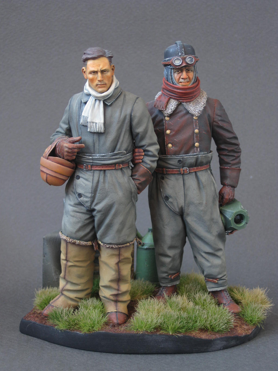 Figures: German aviators, WWI, photo #1