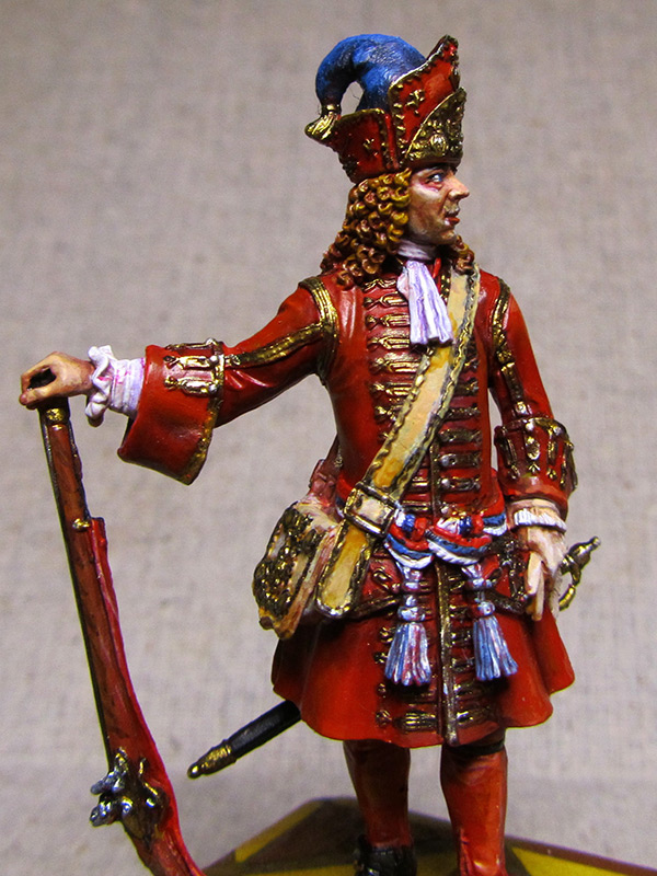 Figures: Senior officer of grenadiers regiments, Russia, 1710, photo #11