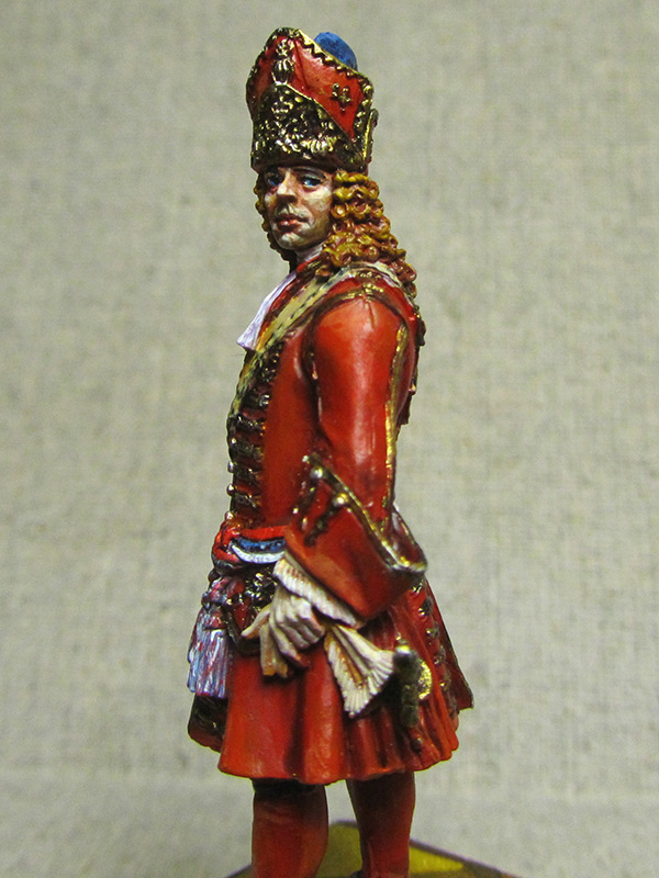 Figures: Senior officer of grenadiers regiments, Russia, 1710, photo #2