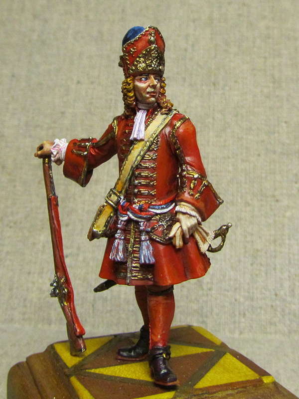 Figures: Senior officer of grenadiers regiments, Russia, 1710, photo #5