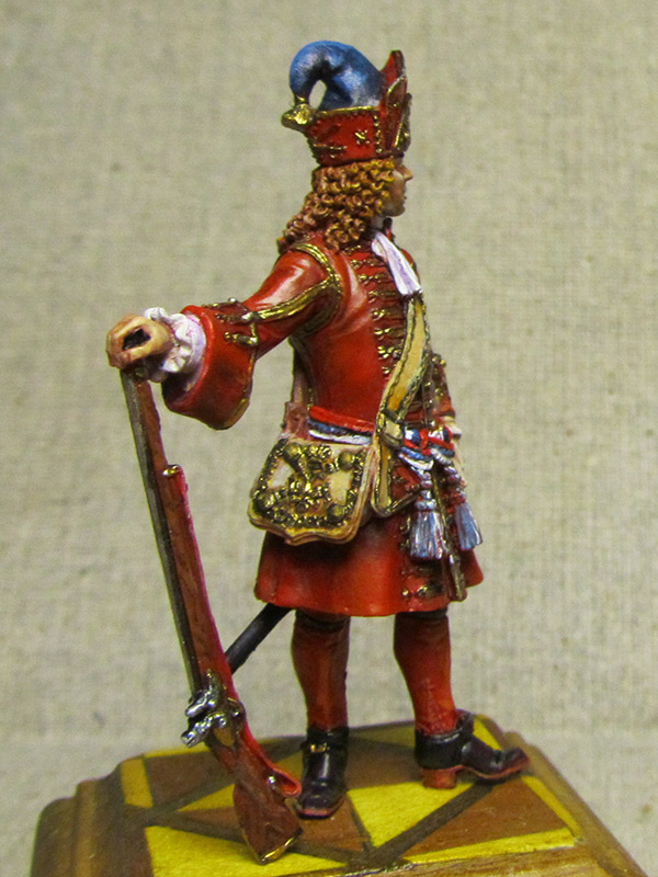 Figures: Senior officer of grenadiers regiments, Russia, 1710, photo #6