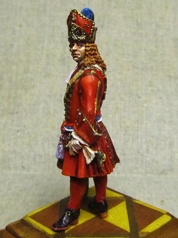 Figures: Senior officer of grenadiers regiments, Russia, 1710, photo #8
