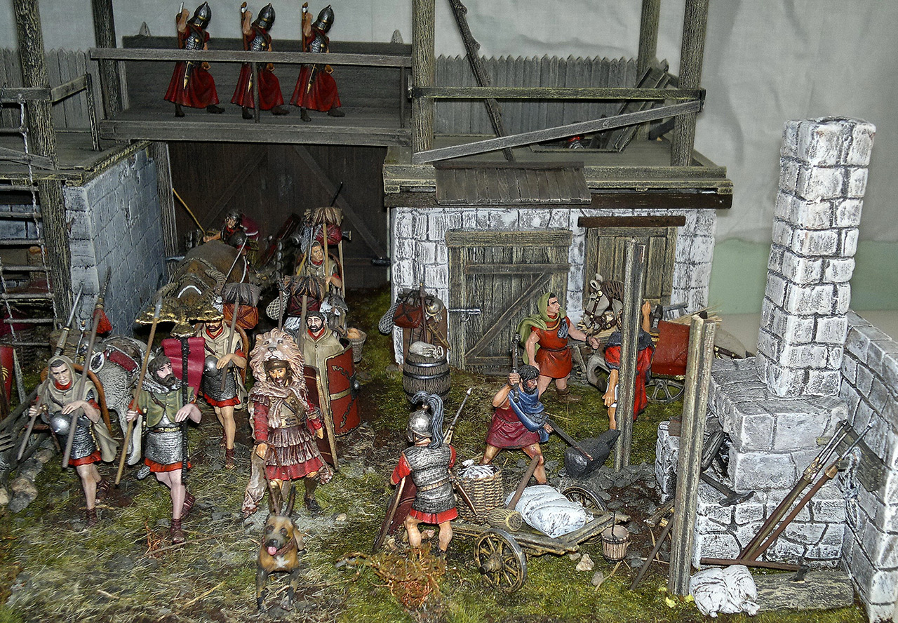 Dioramas and Vignettes: Arrival of replenishment to the frontier of Limes Germanicus, photo #2