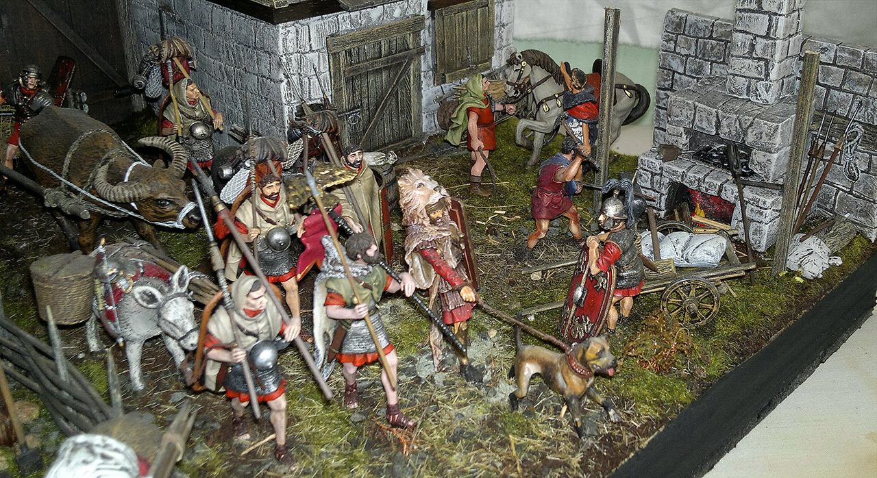 Dioramas and Vignettes: Arrival of replenishment to the frontier of Limes Germanicus, photo #6
