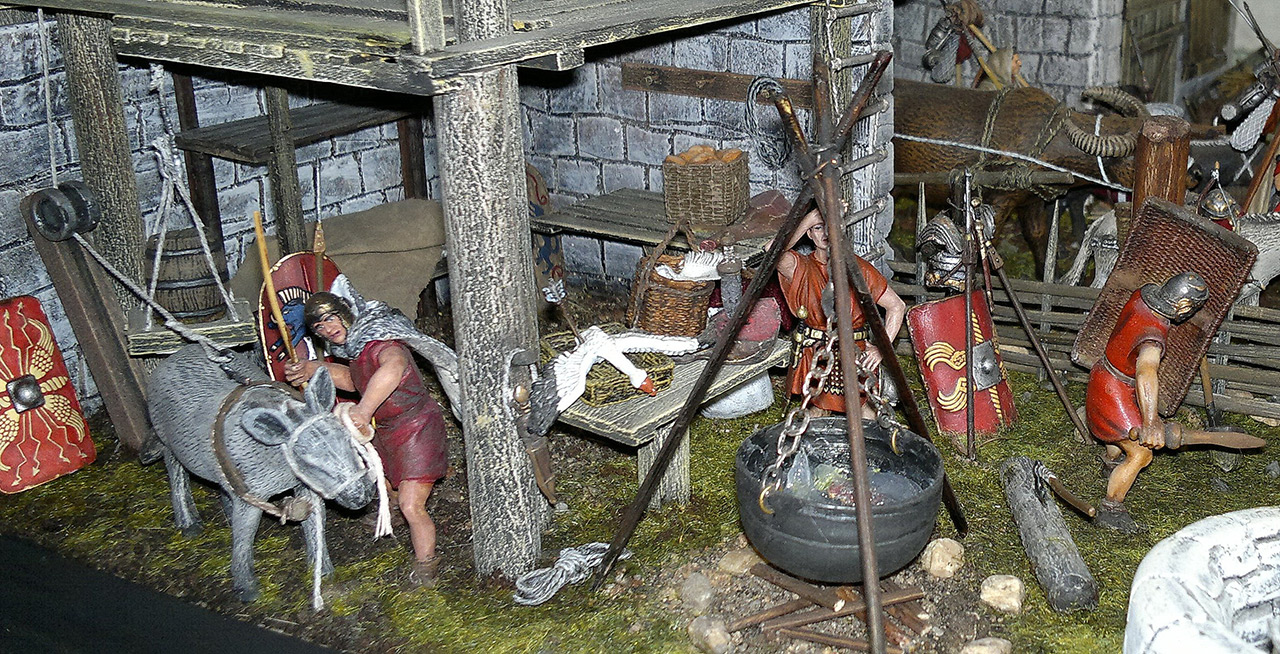 Dioramas and Vignettes: Arrival of replenishment to the frontier of Limes Germanicus, photo #8