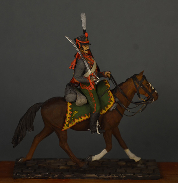 Figures: Hussar, Elisavetgrad regt., Russia, 1813