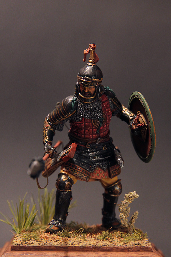 Figures: Noble Golden Horde warrior, XIV cent., photo #1