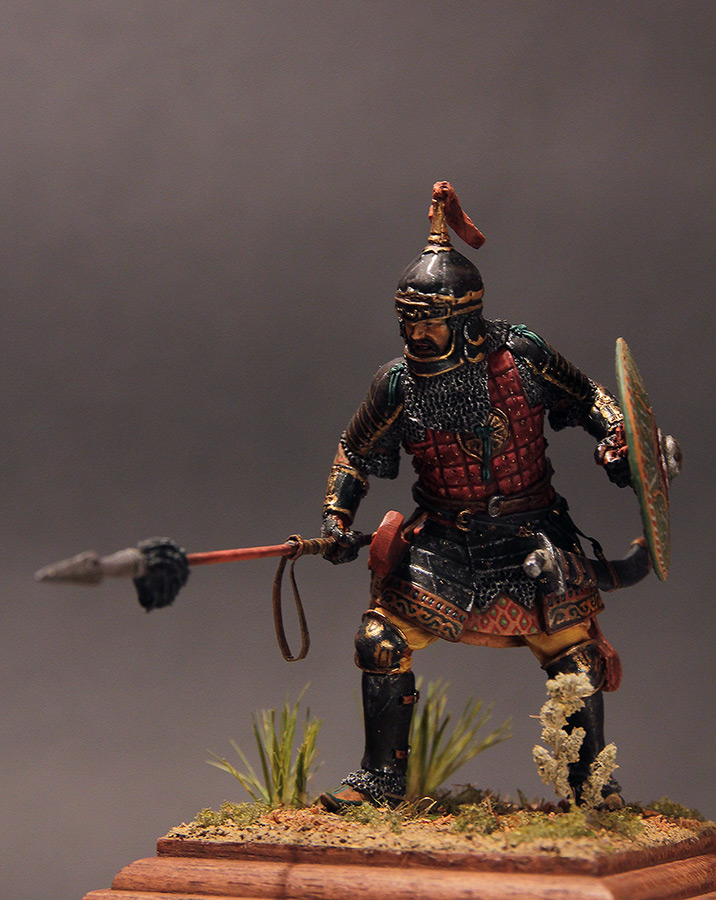 Figures: Noble Golden Horde warrior, XIV cent., photo #2