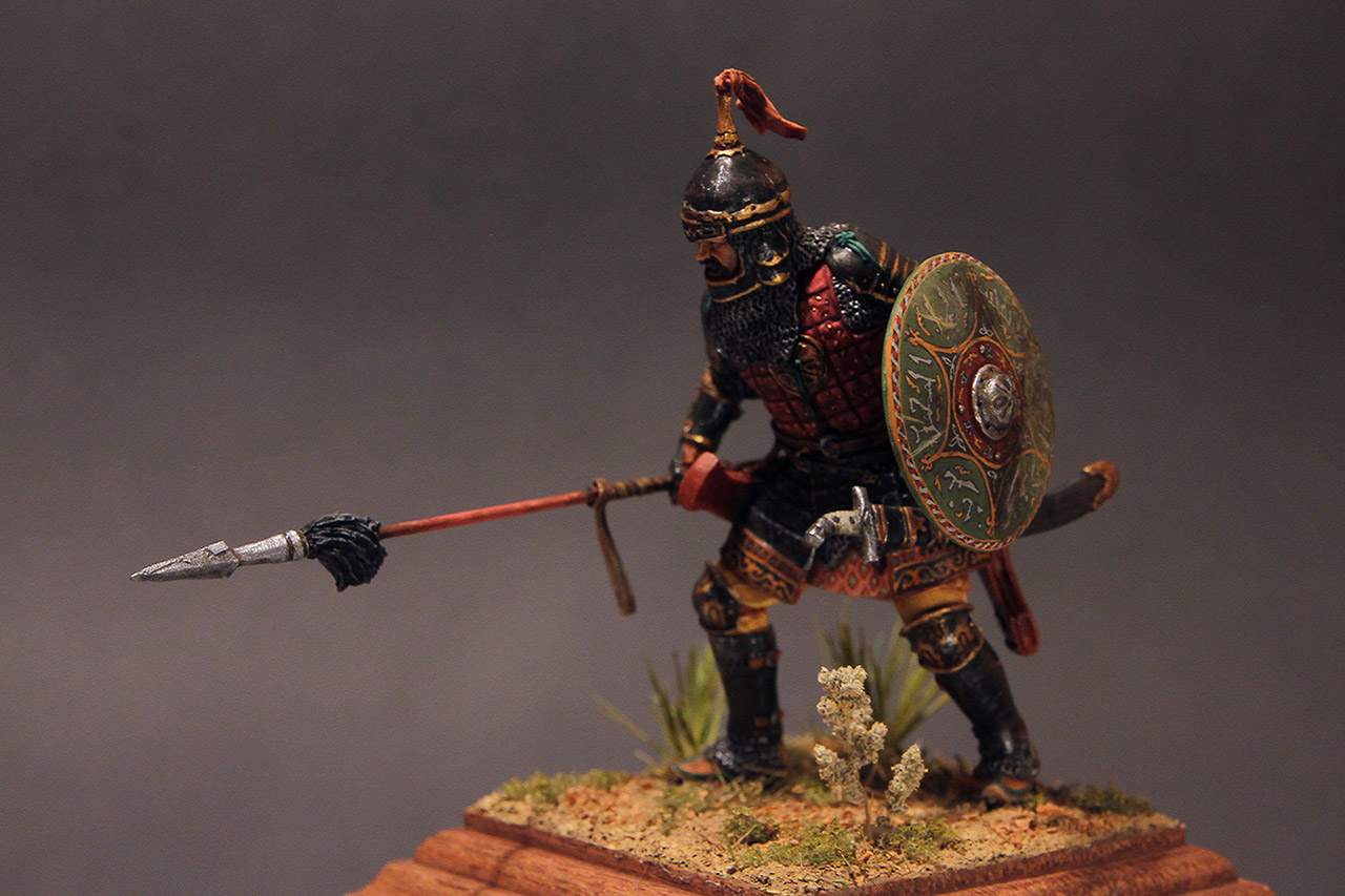 Figures: Noble Golden Horde warrior, XIV cent., photo #3