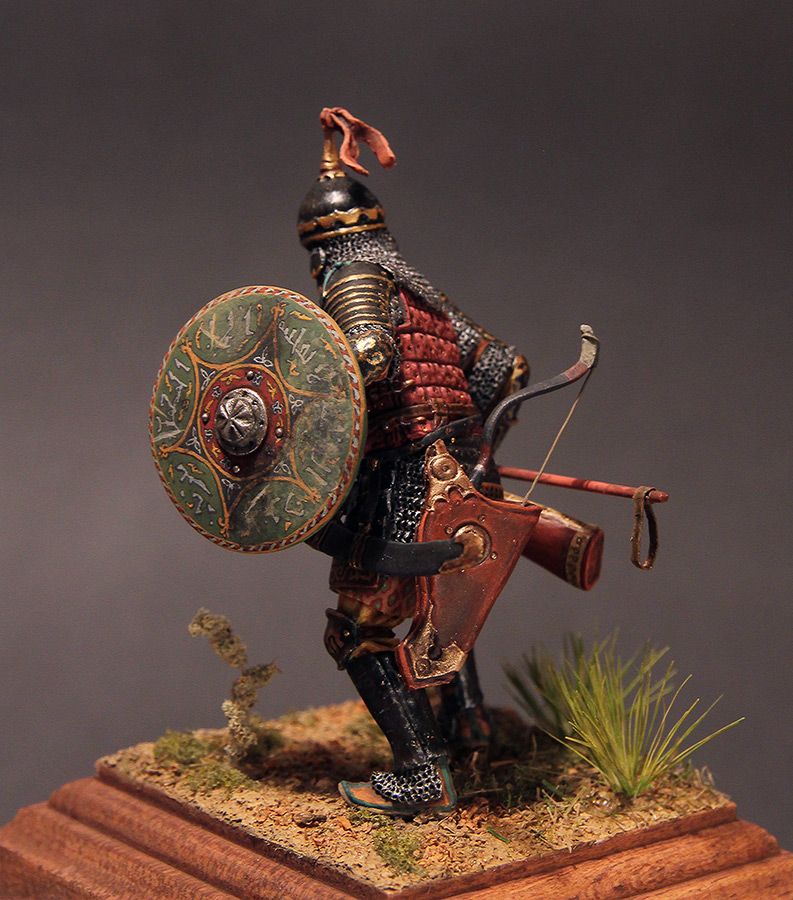 Figures: Noble Golden Horde warrior, XIV cent., photo #6