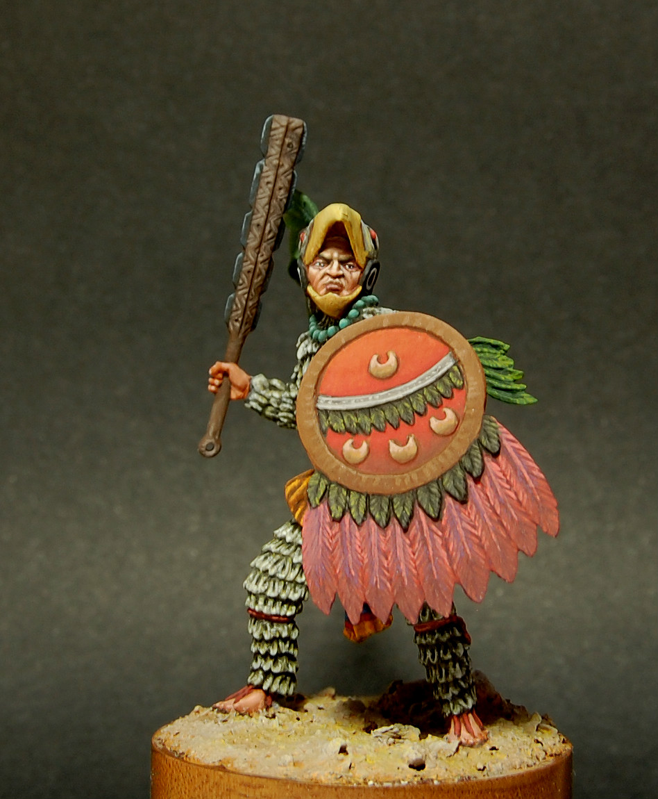 Figures: Aztec, warrior of Eagle order, photo #2