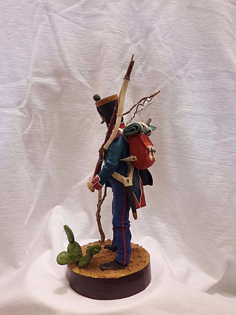 Sculpture: Sergeant of Mexican batallion Mataramos, 1836, photo #8