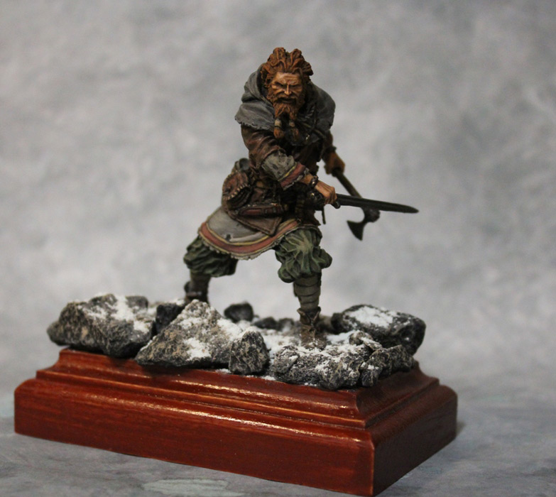 Figures: Scandinavian warrior, IX-X cent., photo #1