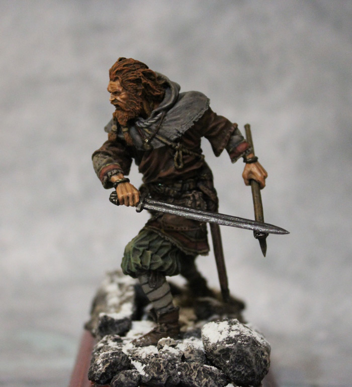 Figures: Scandinavian warrior, IX-X cent., photo #3