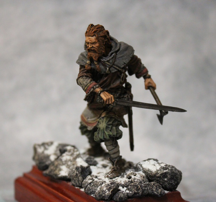 Figures: Scandinavian warrior, IX-X cent., photo #4