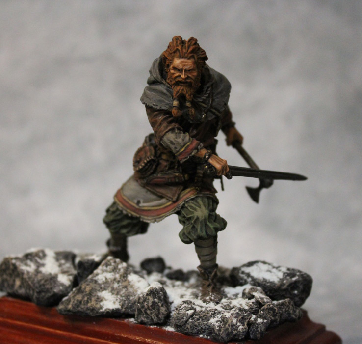 Figures: Scandinavian warrior, IX-X cent., photo #5