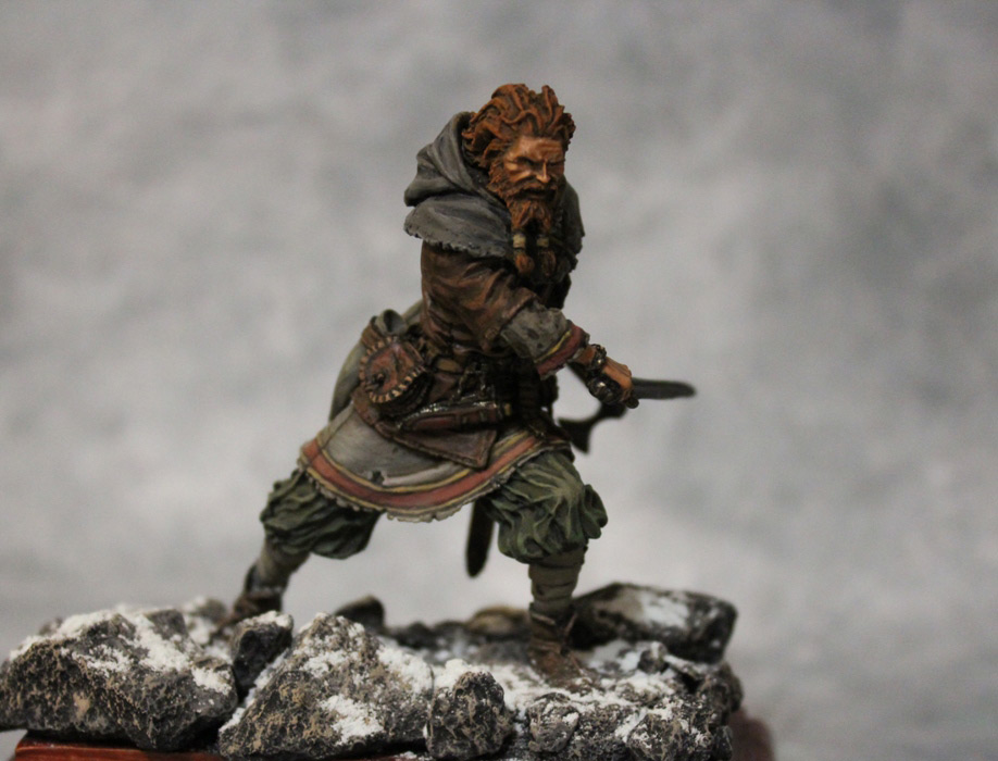 Figures: Scandinavian warrior, IX-X cent., photo #6