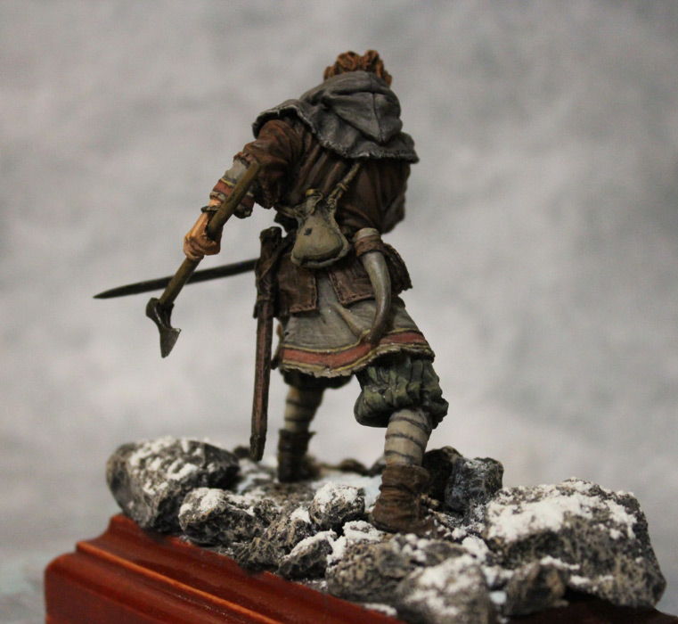 Figures: Scandinavian warrior, IX-X cent., photo #7