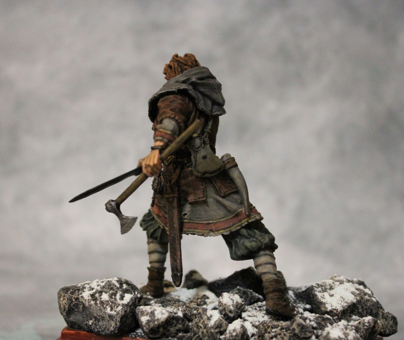 Figures: Scandinavian warrior, IX-X cent., photo #8