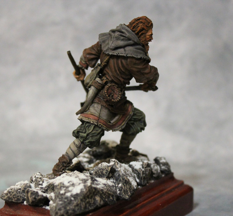 Figures: Scandinavian warrior, IX-X cent., photo #9