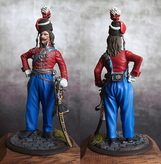 Figures: Senior officer, Leib Guard cossacks, Russia, 1804-09