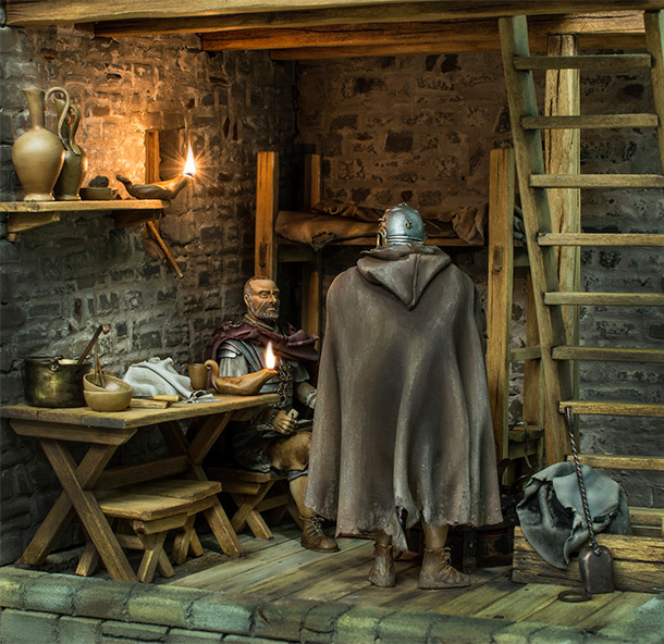Dioramas and Vignettes: Night watch. Frontier of the Empire