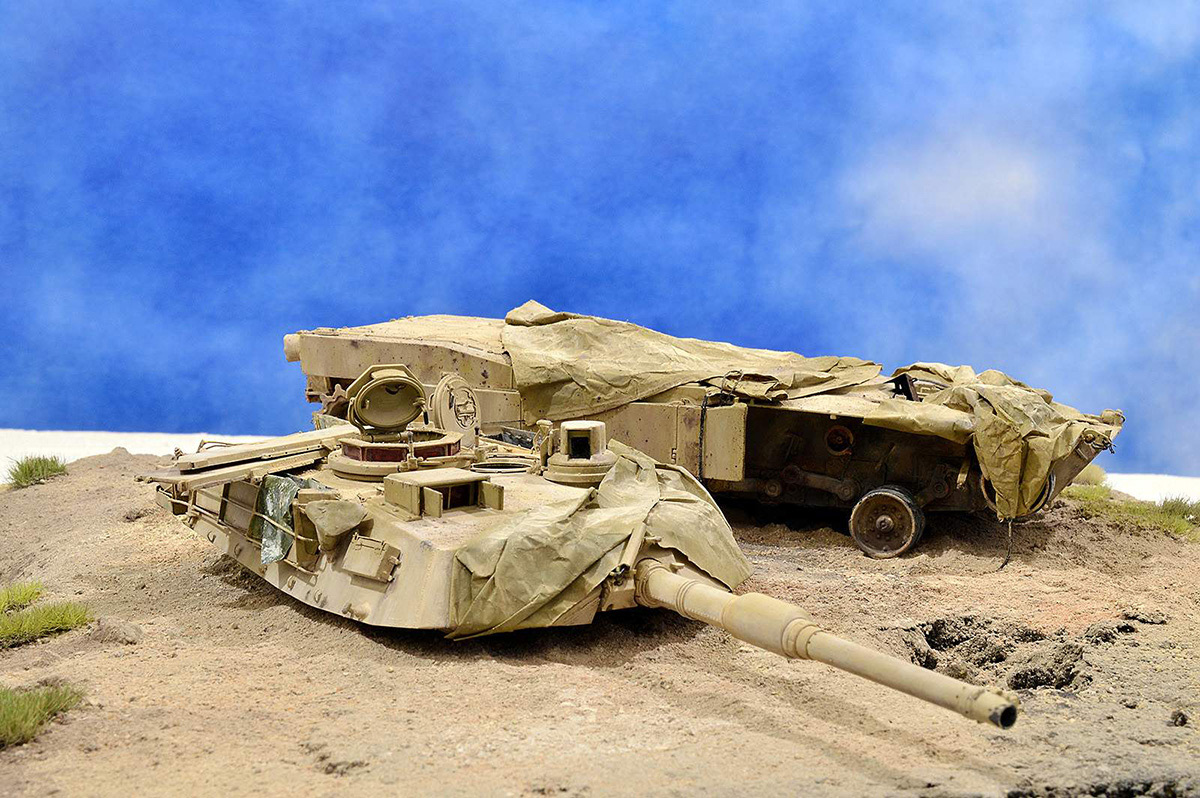 Dioramas and Vignettes:  М1А2 Abrams. Turretless, photo #1