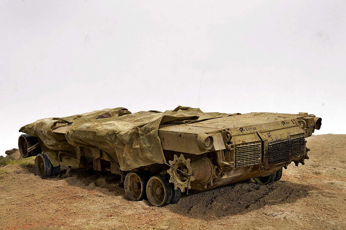 Dioramas and Vignettes:  М1А2 Abrams. Turretless, photo #10