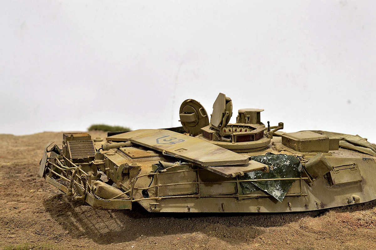 Dioramas and Vignettes:  М1А2 Abrams. Turretless, photo #13