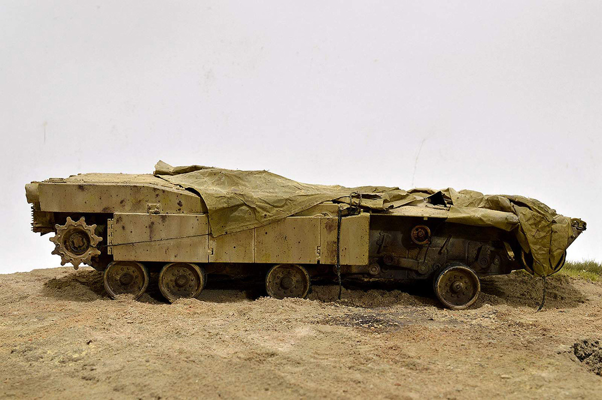 Dioramas and Vignettes:  М1А2 Abrams. Turretless, photo #18