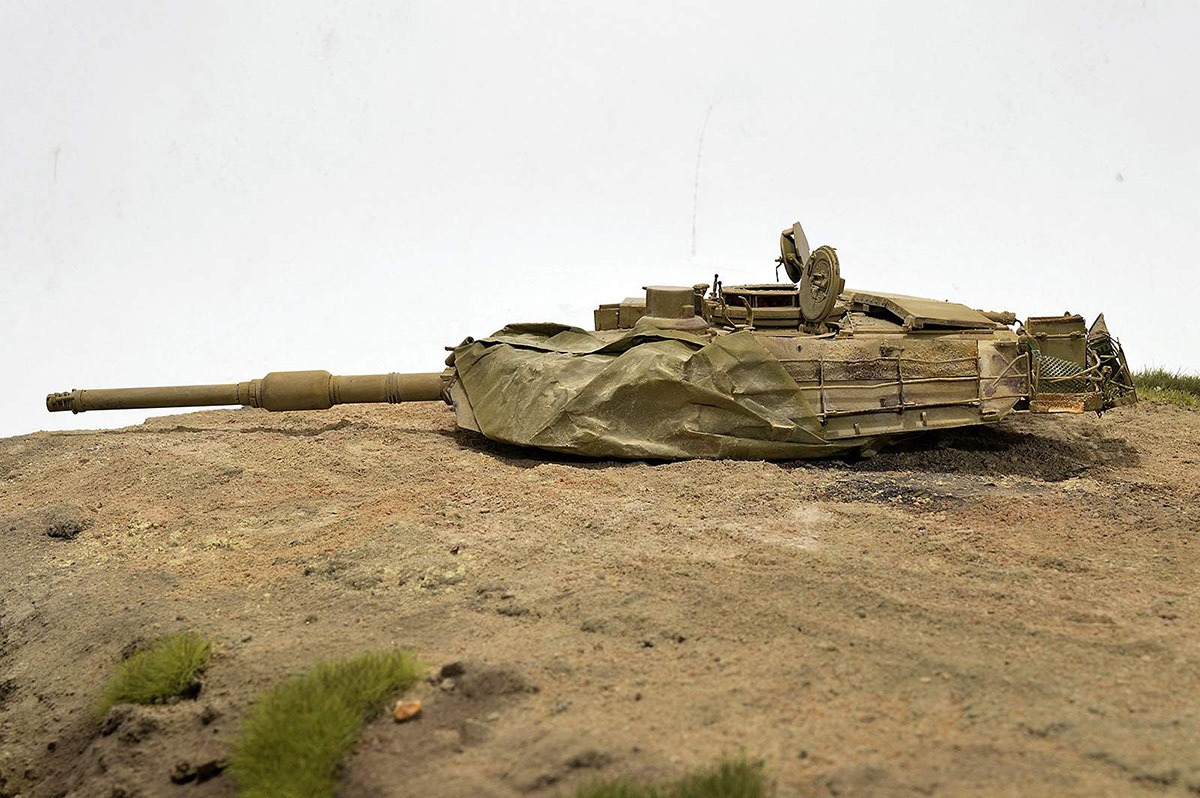 Диорамы и виньетки:  М1А2 Abrams. Башню снесло, фото #20