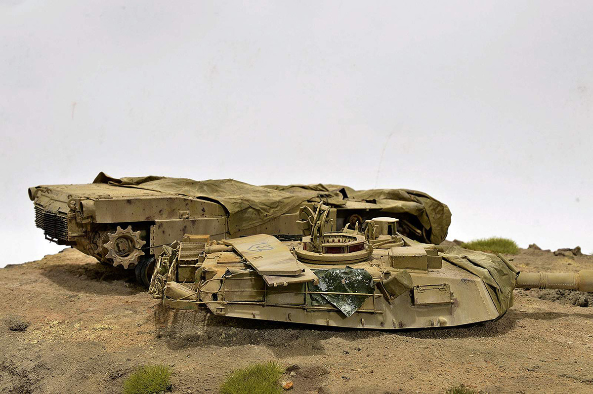 Dioramas and Vignettes:  М1А2 Abrams. Turretless, photo #27