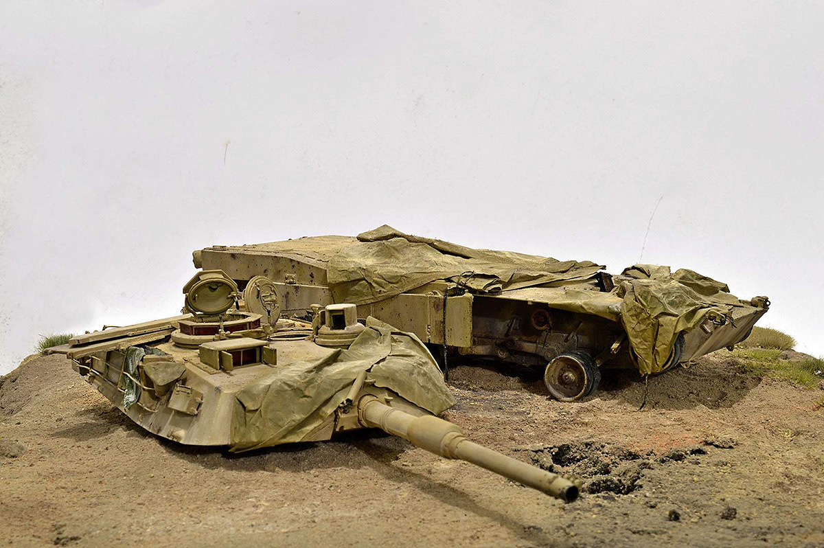 Dioramas and Vignettes:  М1А2 Abrams. Turretless, photo #3