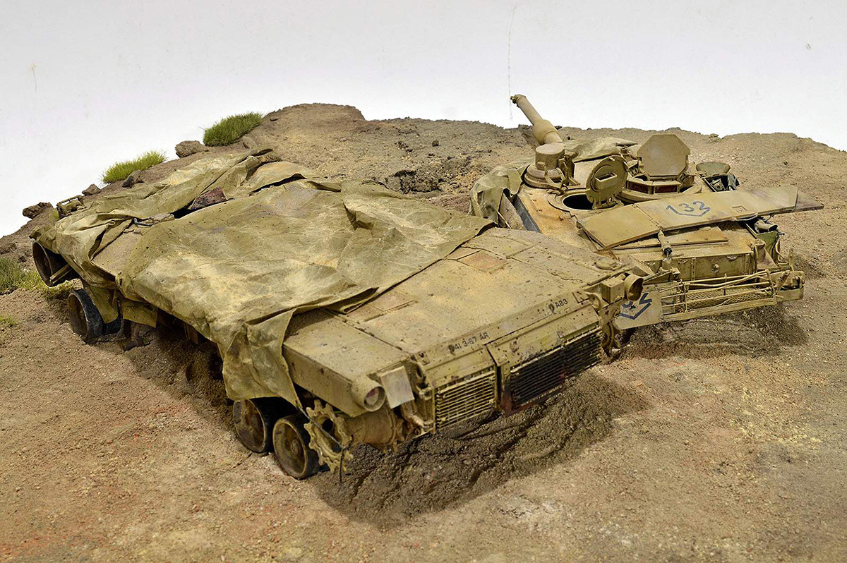 Dioramas and Vignettes:  М1А2 Abrams. Turretless, photo #32