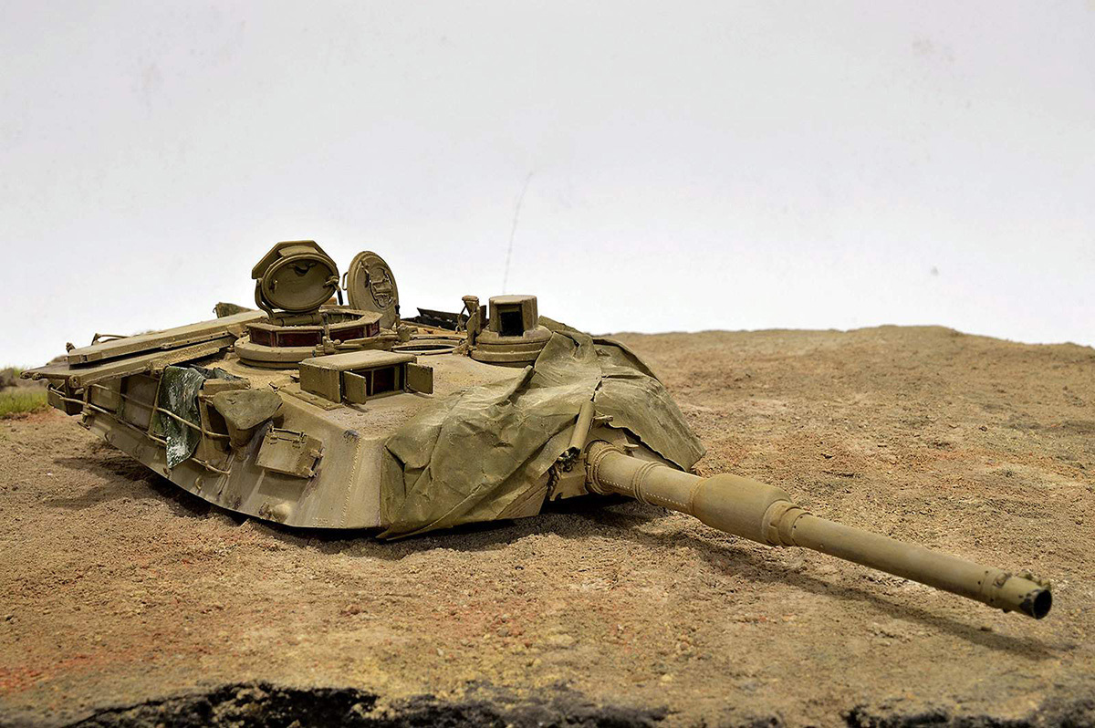 Dioramas and Vignettes:  М1А2 Abrams. Turretless, photo #4