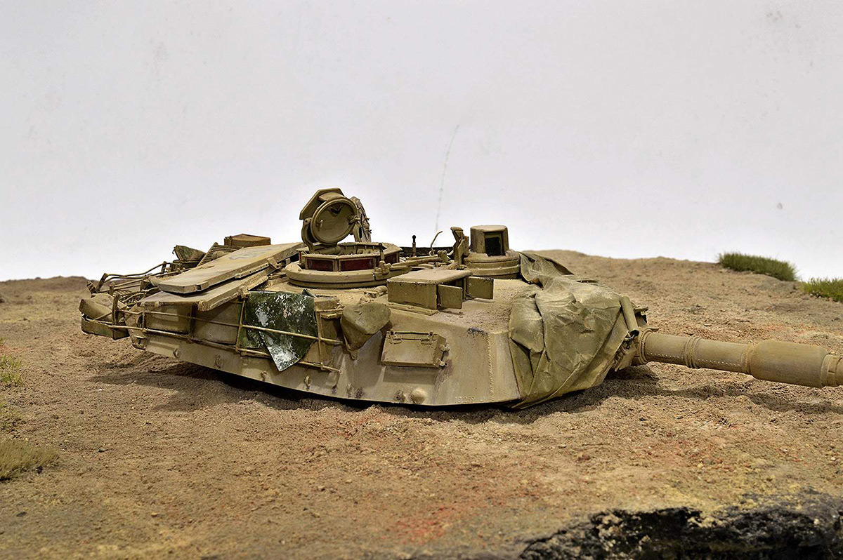 Dioramas and Vignettes:  М1А2 Abrams. Turretless, photo #5