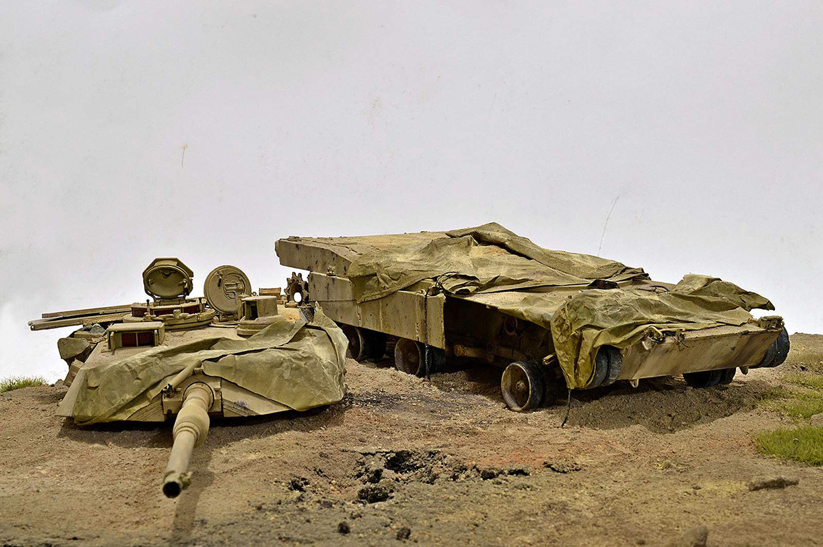 Dioramas and Vignettes:  М1А2 Abrams. Turretless, photo #7