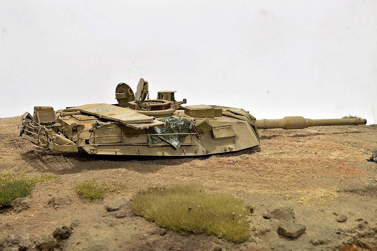 Dioramas and Vignettes:  М1А2 Abrams. Turretless, photo #8