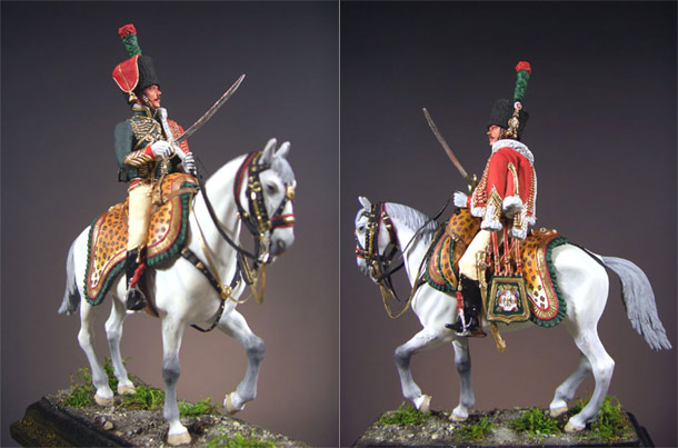 Figures: Officer, Guards Mounted Chasseurs Regiment