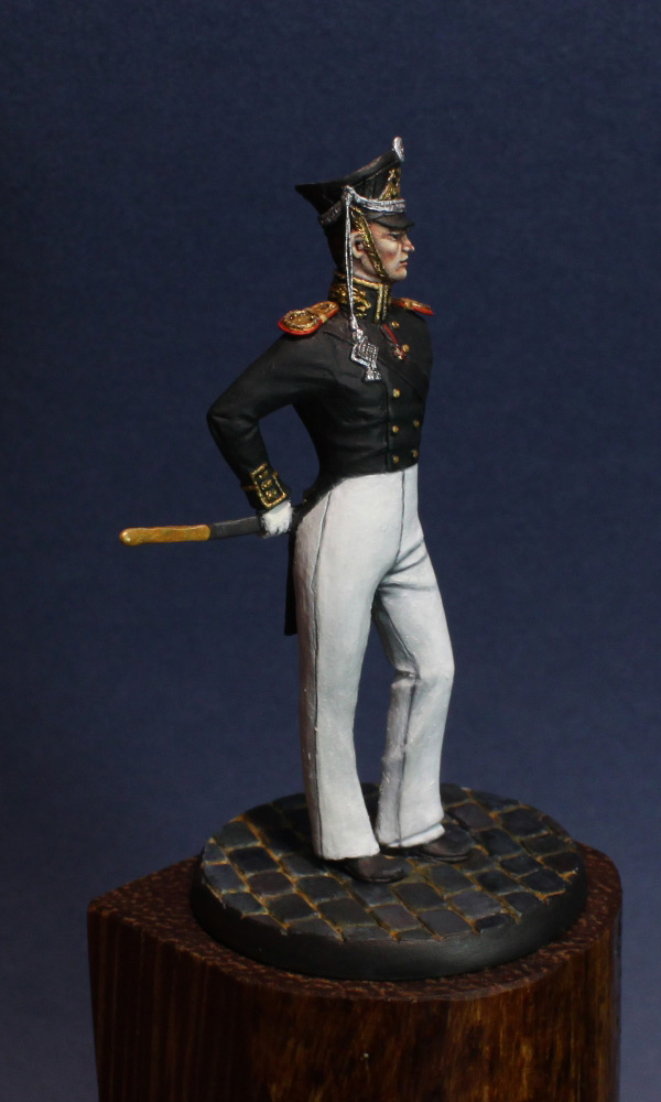 Figures: Senior officer, Guard Equipage, 1812-16, photo #1